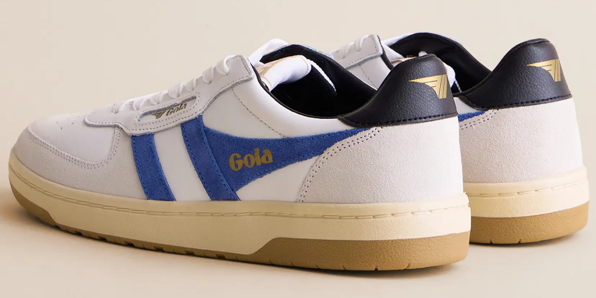 Gola Hawk White & Sapphire Sneaker White