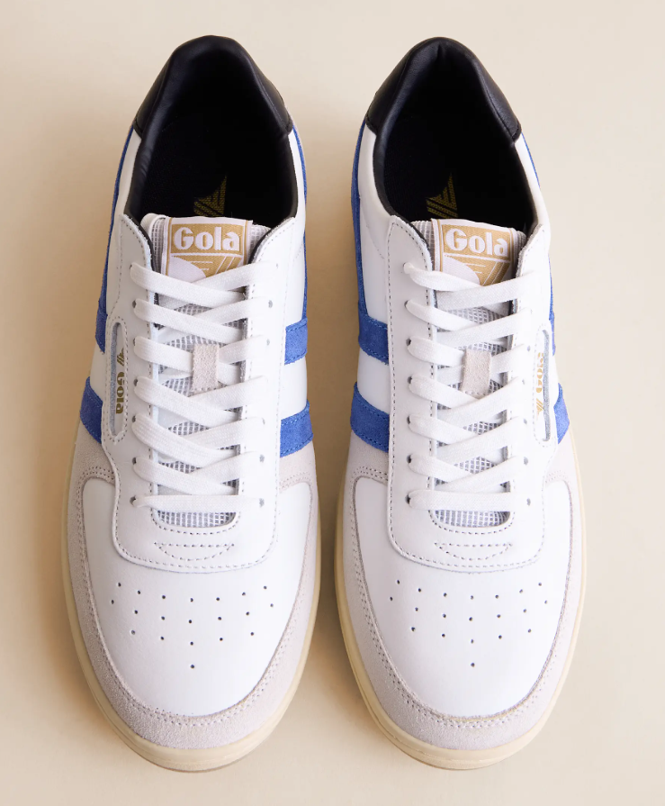 Gola Hawk White & Sapphire Sneaker White