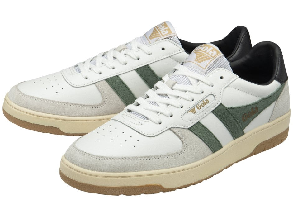 Gola Hawk White & Sage Sneakers White