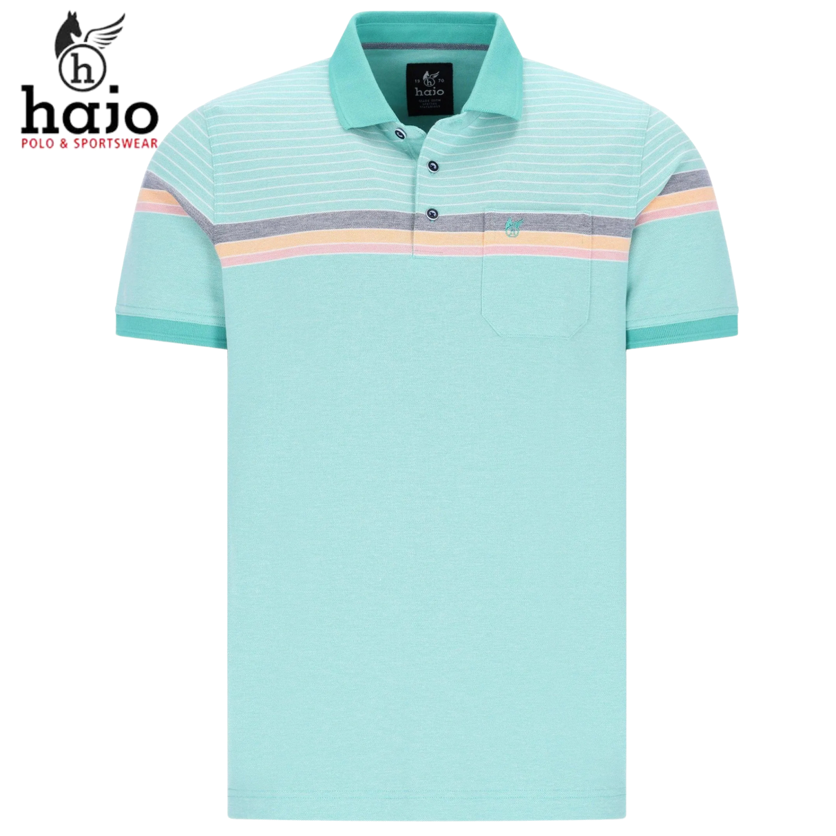 Hajo Stay Fresh Green Polo Green