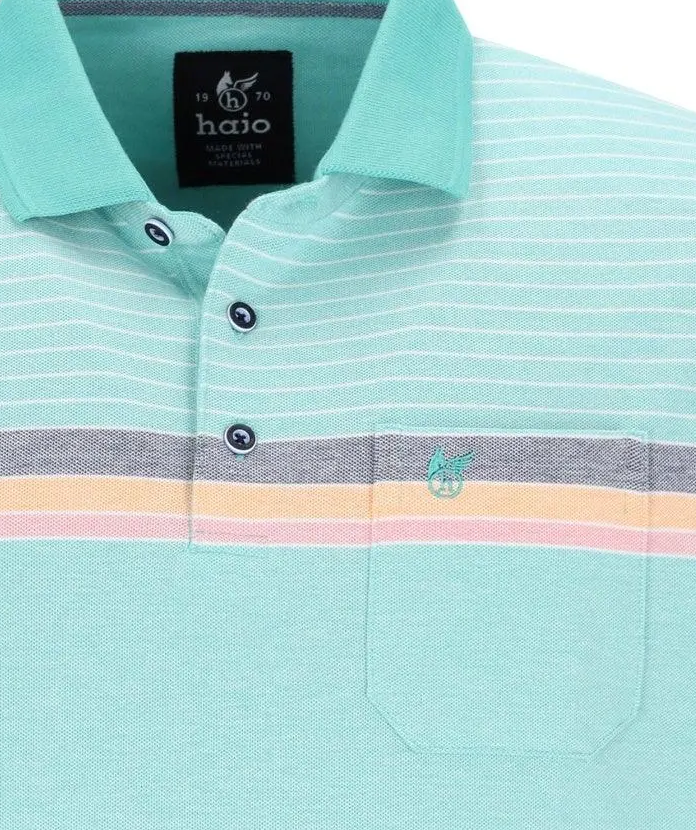 Hajo Stay Fresh Green Polo Green