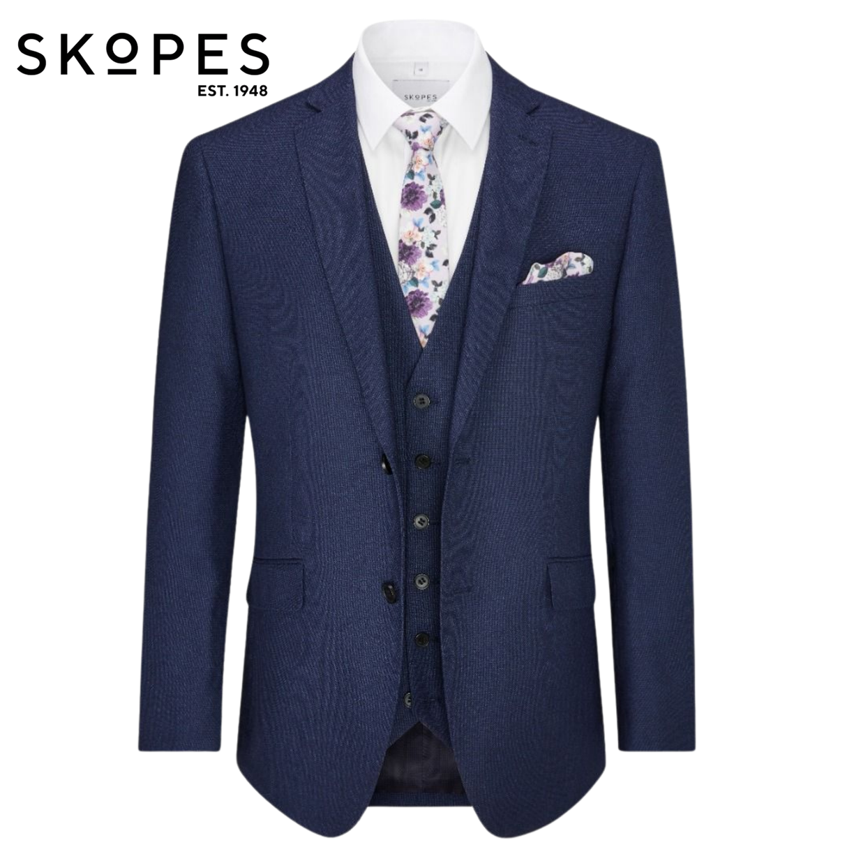 Skopes Harcourt Navy Suit Jacket Navy