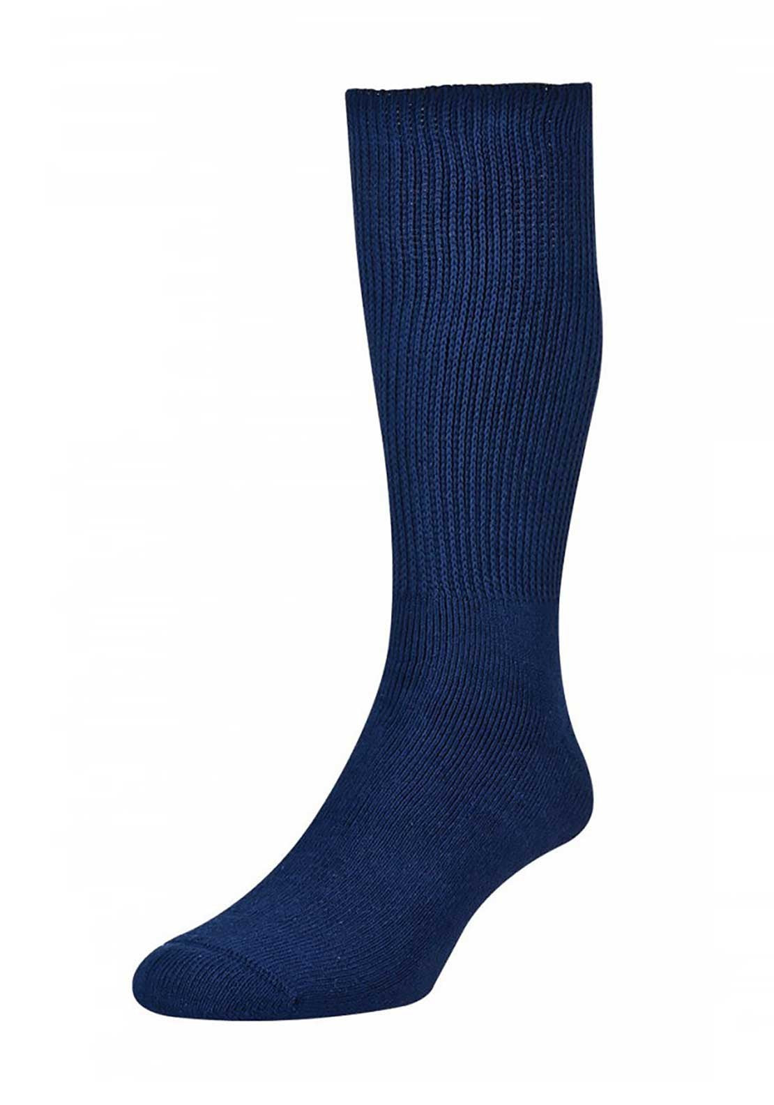 Hj Hall Diabetic Cotton Sock Navy