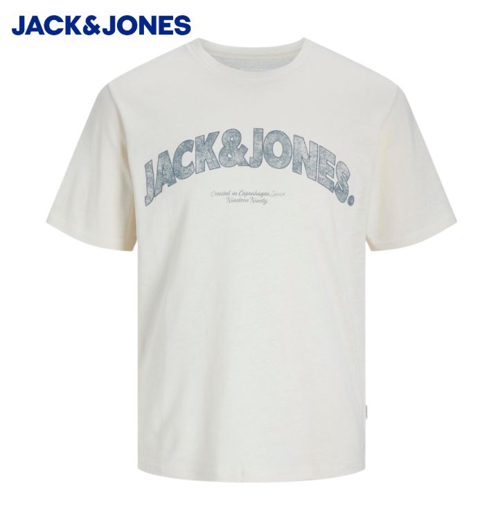 Jack & Jones Almeria Bold Logo Tee White