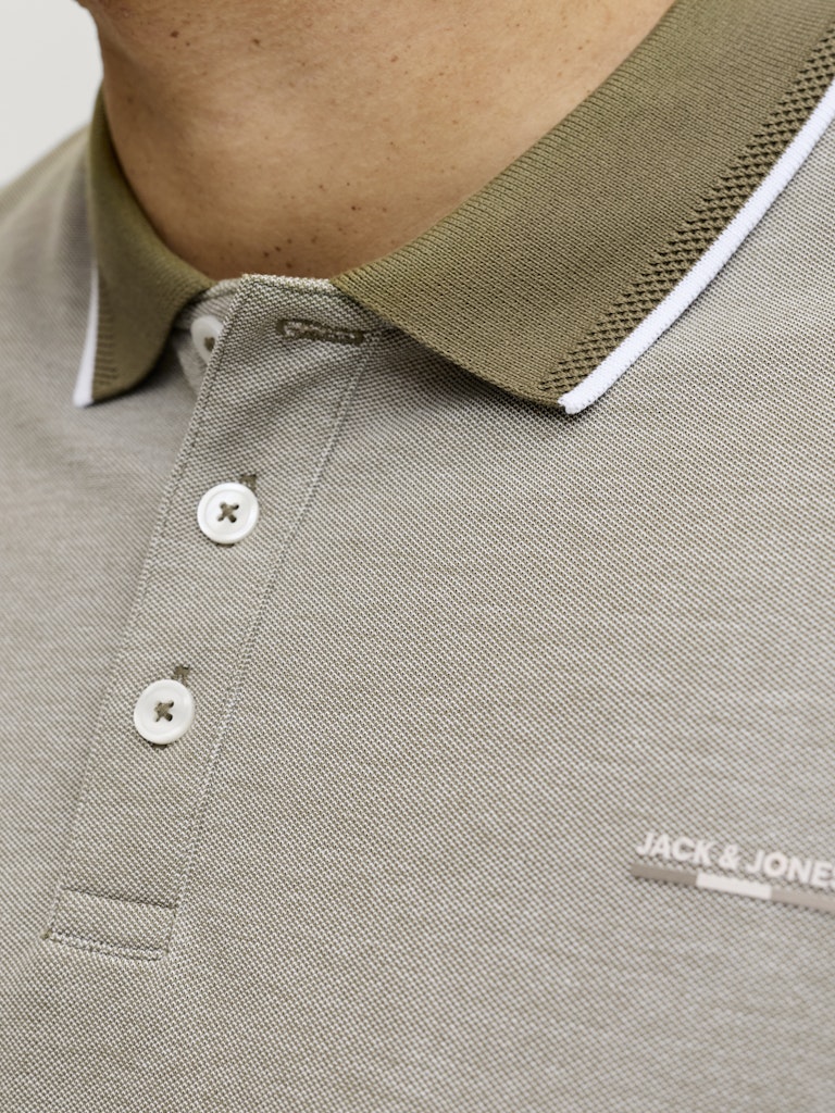 Jack & Jones Alves Olive Polo Shirt Green