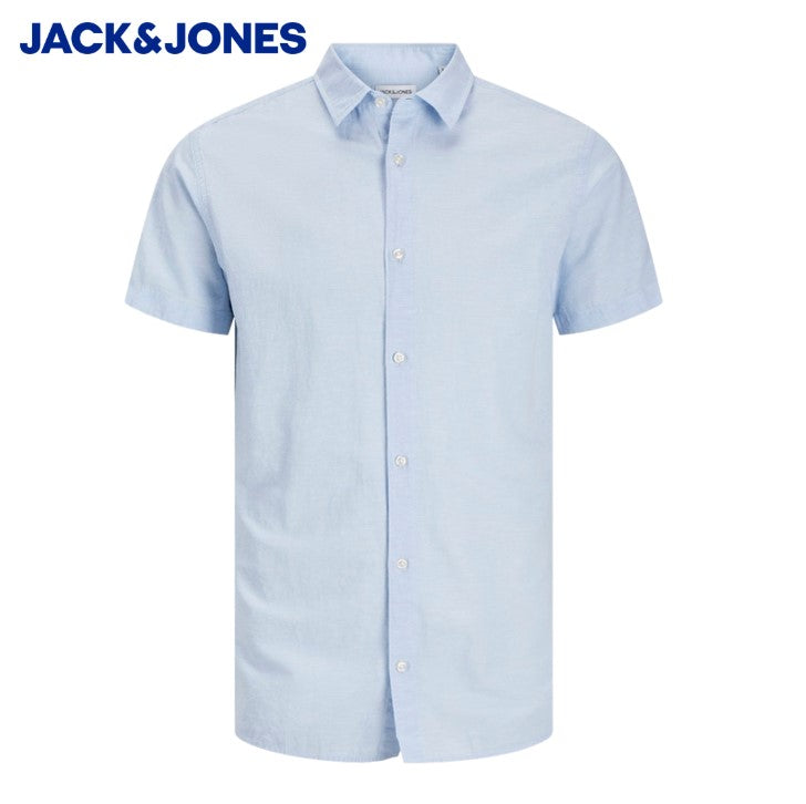 Jack & Jones Breeze Linen Short Sleeve Blue