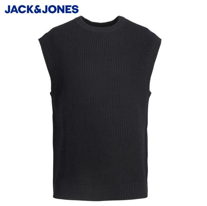 Jack & Jones Brink Black Vest Knit Black