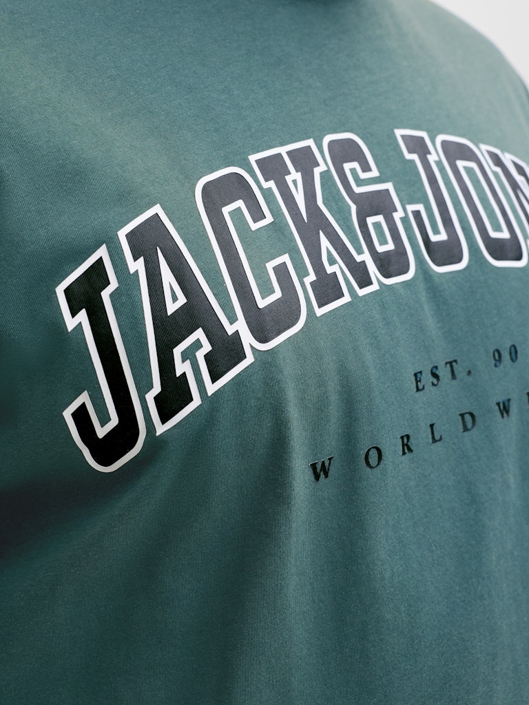 Jack & Jones Caleb Atlantic Deep Tee Green