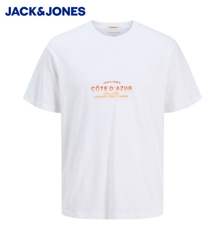 Jack & Jones Canggu Logo Bright T-Shirt White