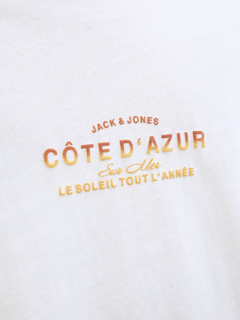 Jack & Jones Canggu Logo Bright T-Shirt White