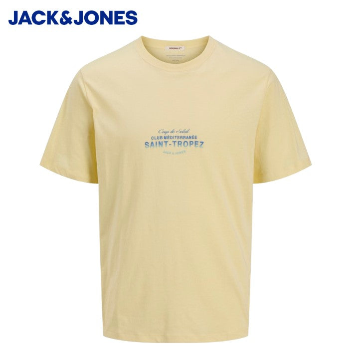 Jack & Jones Canggu Cream T-Shirt Yellow