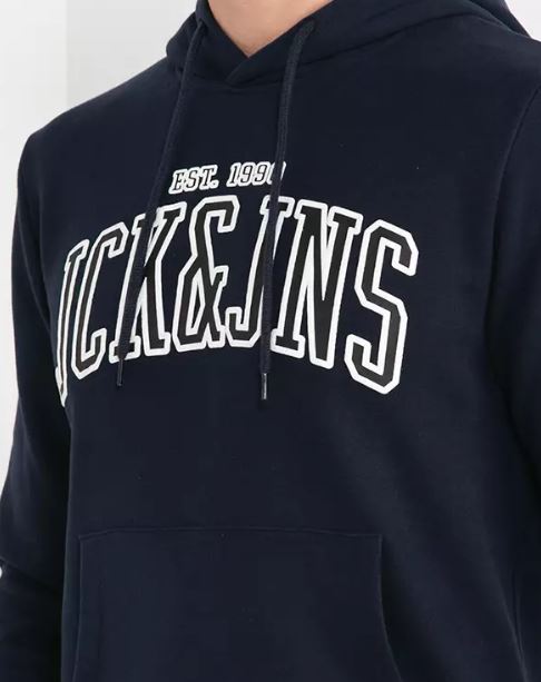 Jack & Jones Cemb Navy Sweat Hoodie Navy