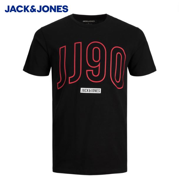 Jack & Jones Colin Logo Black T-Shirt Black