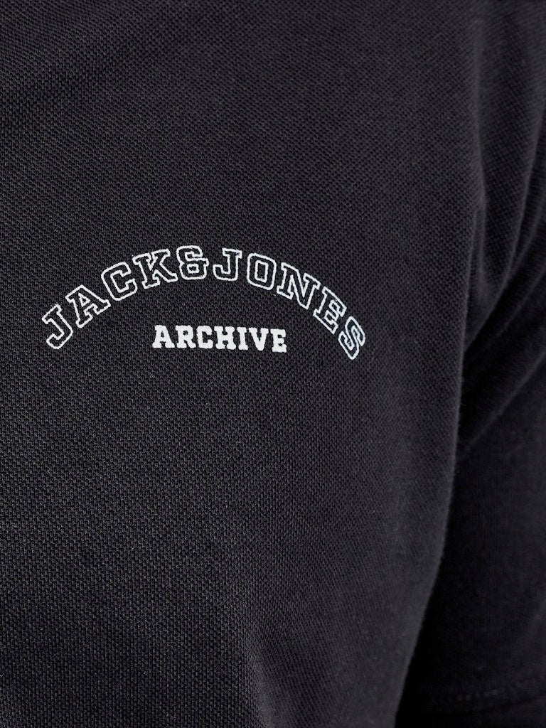 Jack & Jones College Logo Navy Polo Navy