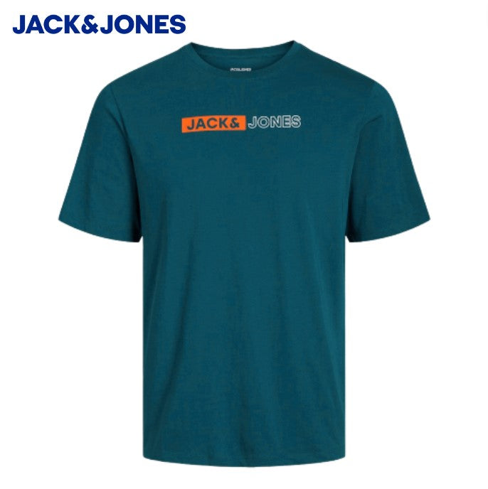 Jack & Jones Corp Deep Teal Tee Teal