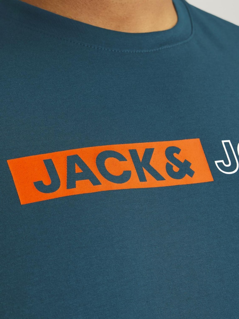 Jack & Jones Corp Deep Teal Tee Teal