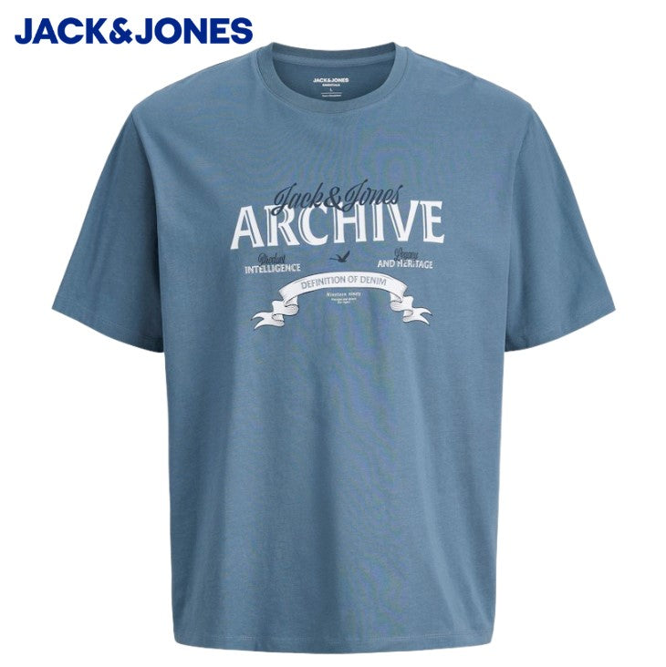 Jack & Jones Dover Logo Blue T-Shirt Blue