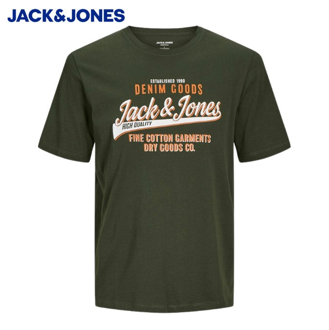 Jack & Jones E-Logo Kumbu T-Shirt Green