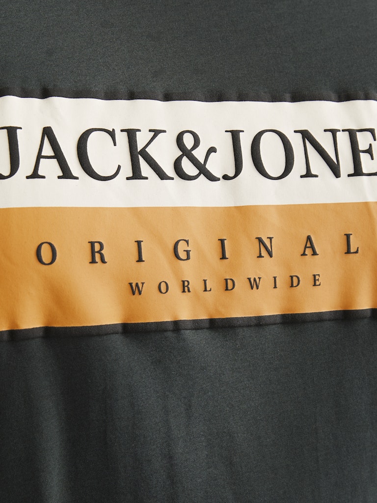 Jack & Jones Erik Box Logo Green T-Shirt Green