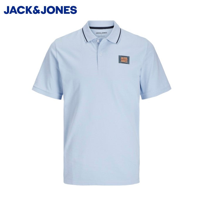 Jack & Jones Hudson Logo Polo Shirt Blue