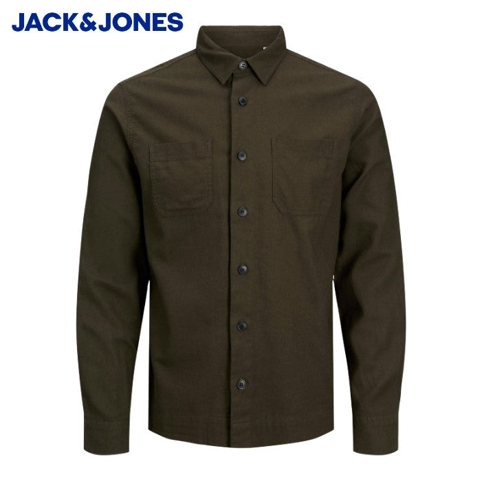 Jack & Jones Logan Green Autumn Shirt Green