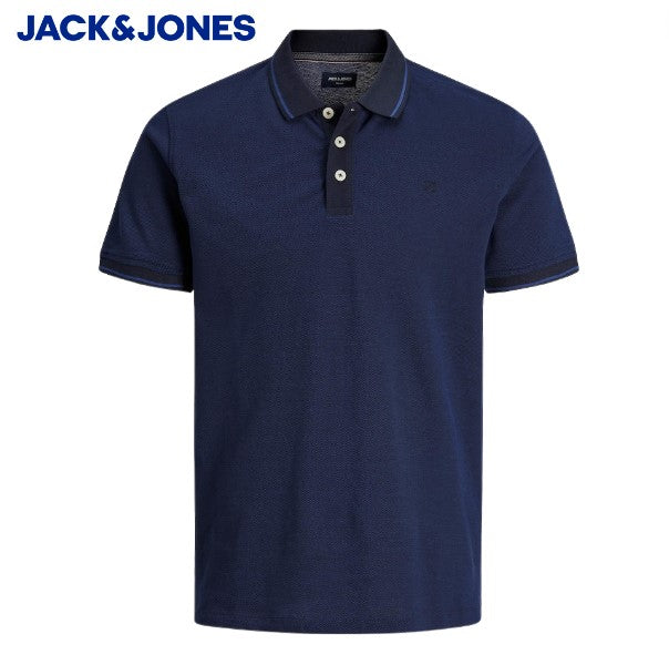 Jack & Jones Luwin Night Sky Polo Shirt Navy