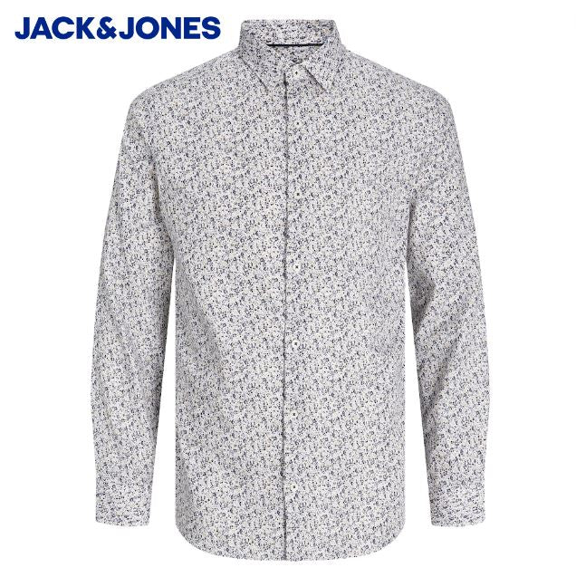 Jack & Jones Nordic Print White Shirt White
