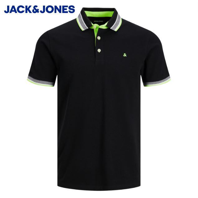 Jack & Jones Paulos Black Polo Shirt Black