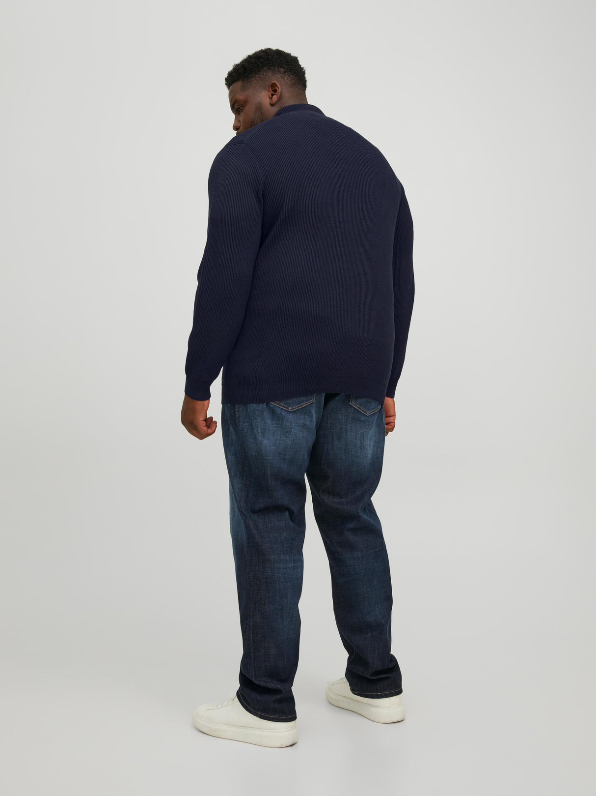 Jack & Jones Perfect Navy Zip Cardigan Navy