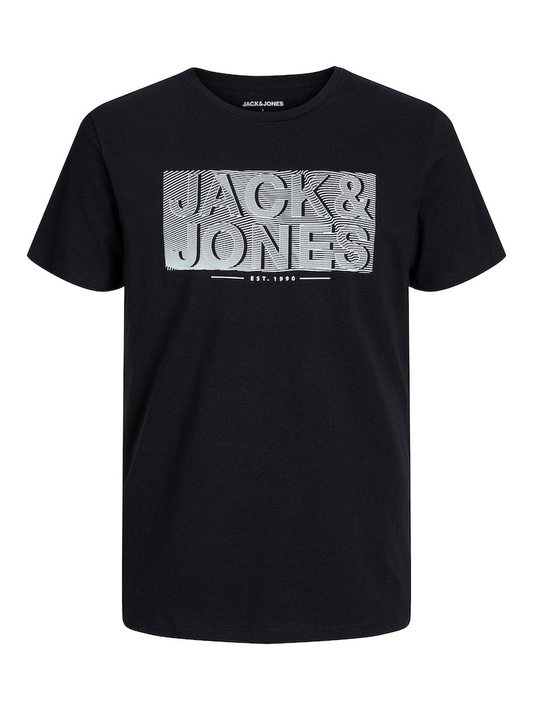Jack & Jones Peter Logo Black T-Shirt Black
