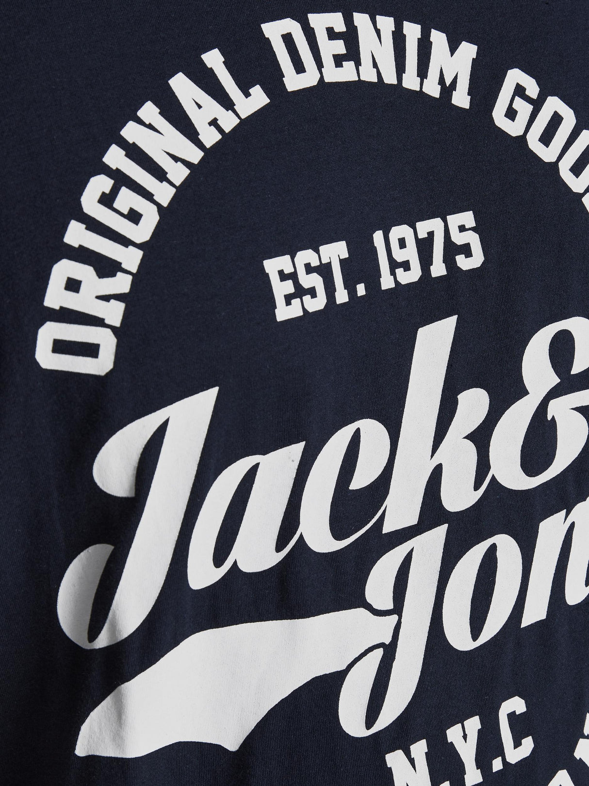 Jack & Jones Rafa Navy Crew Neck Tee Navy