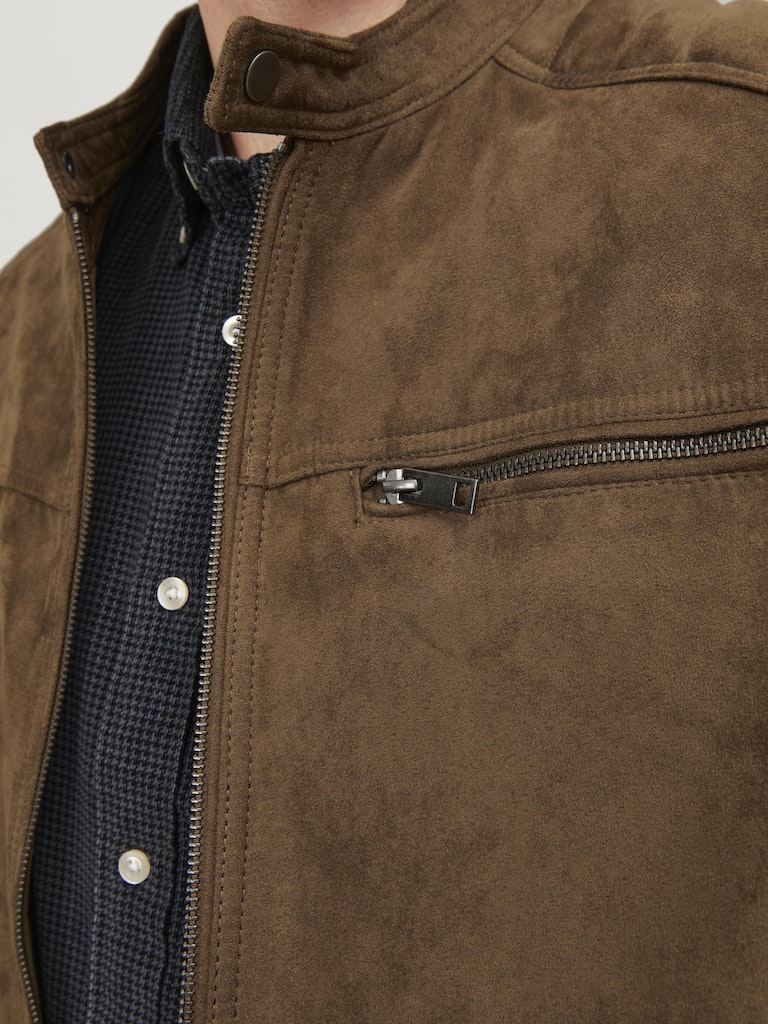 Jack & Jones Sly Rocky Cognac Coat Brown