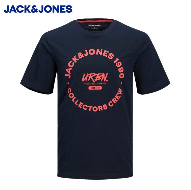 Jack & Jones Simon Logo Navy T-Shirt Navy