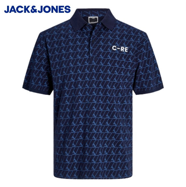 Jack & Jones Summer Aop Navy Polo Navy
