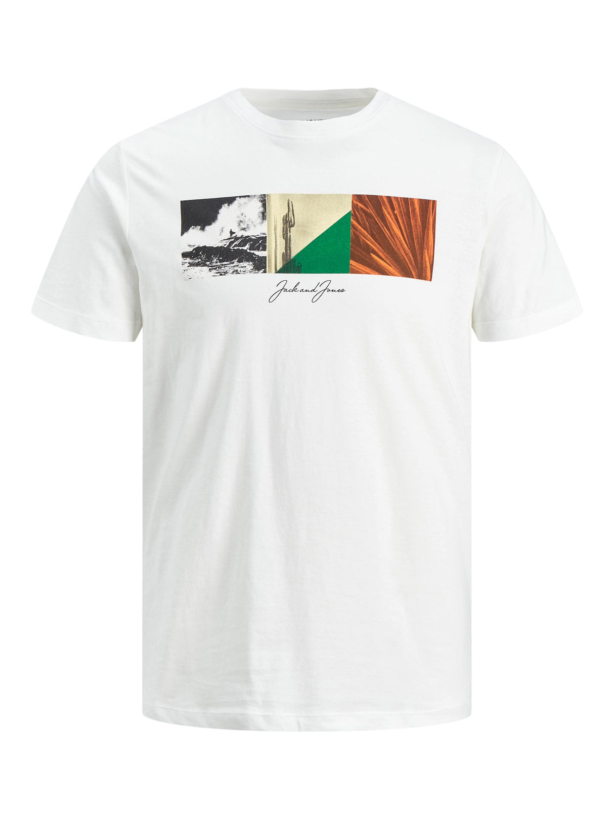 Jack & Jones Sunstrike White Tee Shirt White