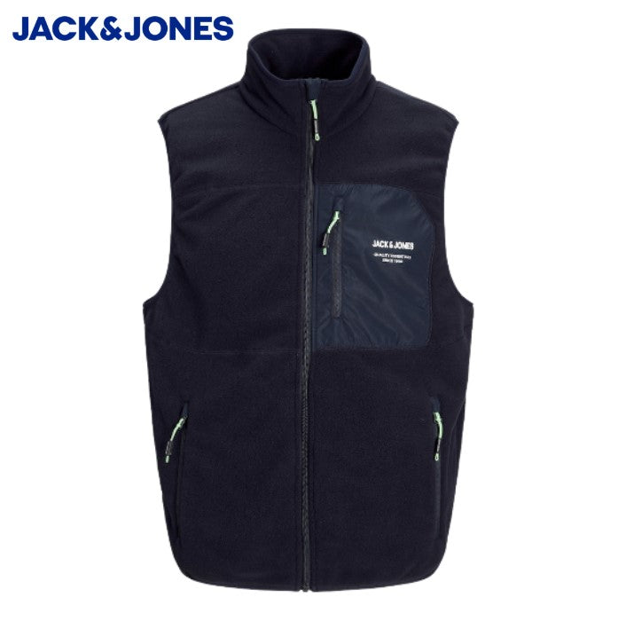 Jack & Jones Theo Fleece Bodywarmer Navy
