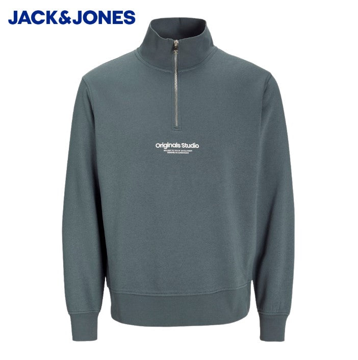 Jack & Jones Vester Quarter Zip Sweater Blue