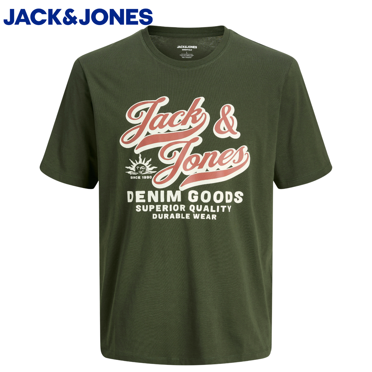 Jack & Jones E-Logo Duffel Green T-Shirt Green
