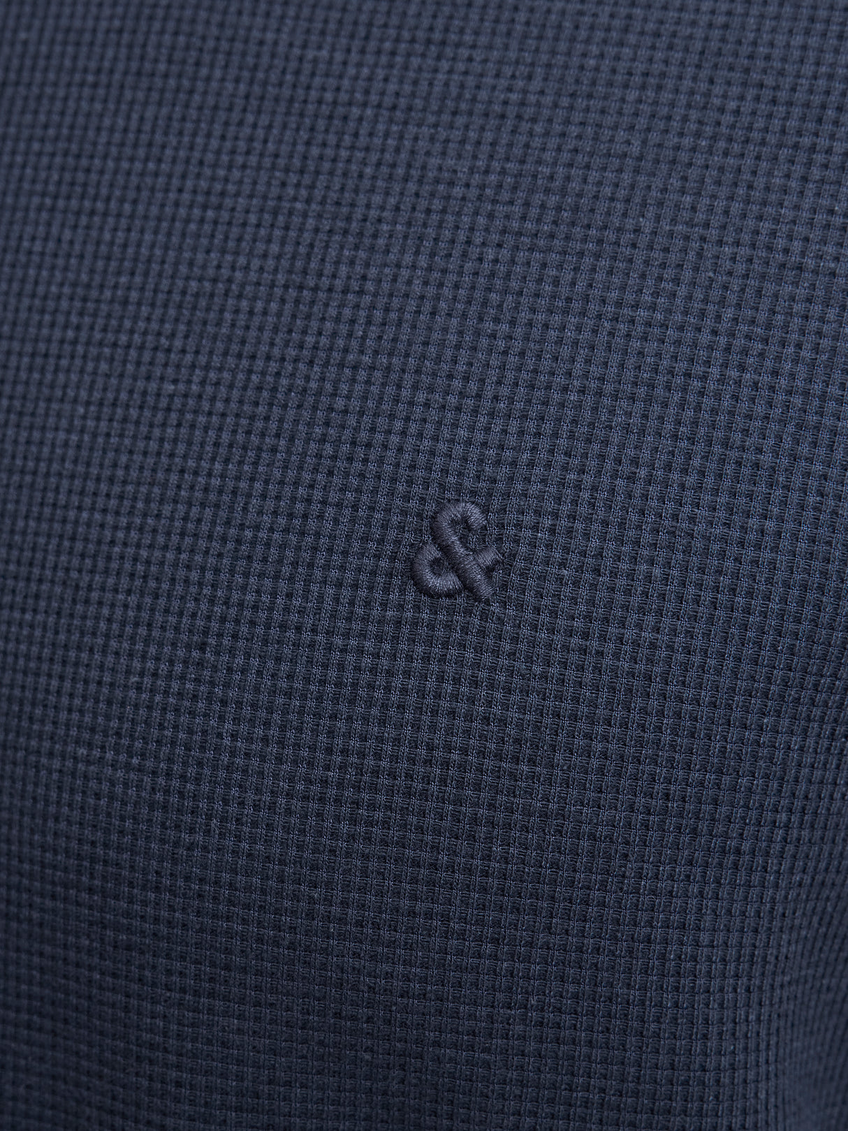 Jack & Jones Austin Zip Navy Polo Shirt Navy