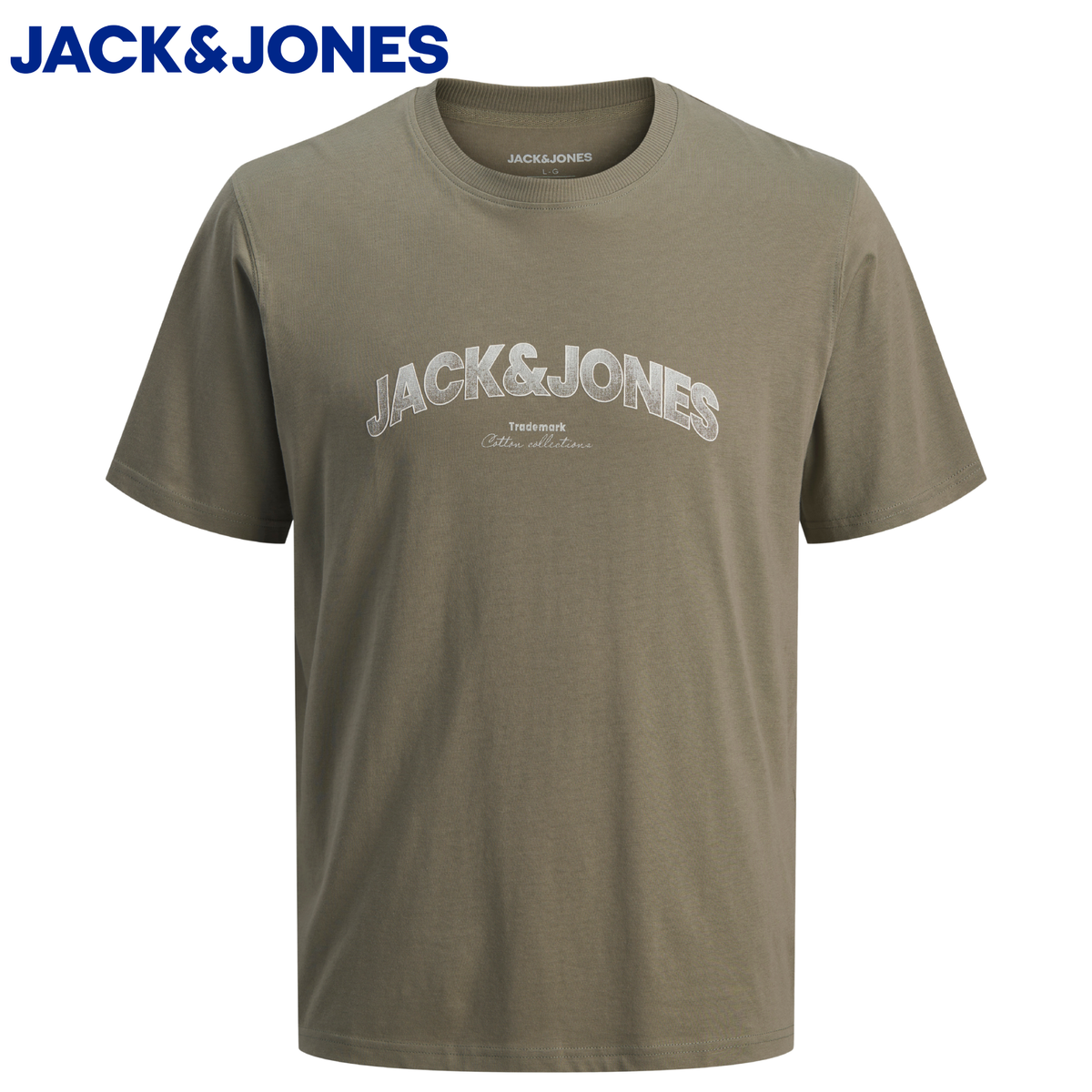 Jack & Jones Avery Logo Vetiver T-Shirt Green