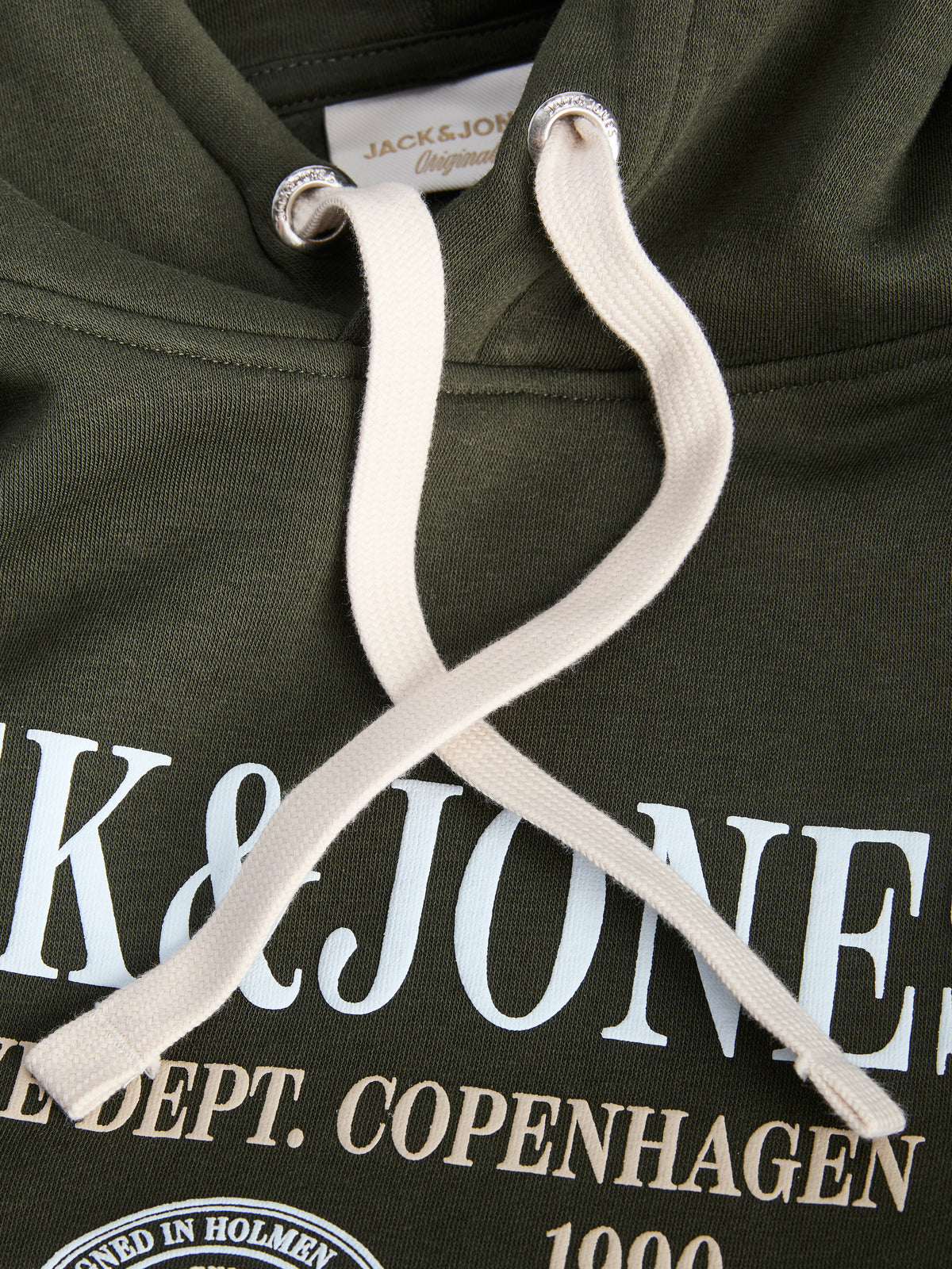 Jack & Jones Berg Logo Rosin Hoodie Green