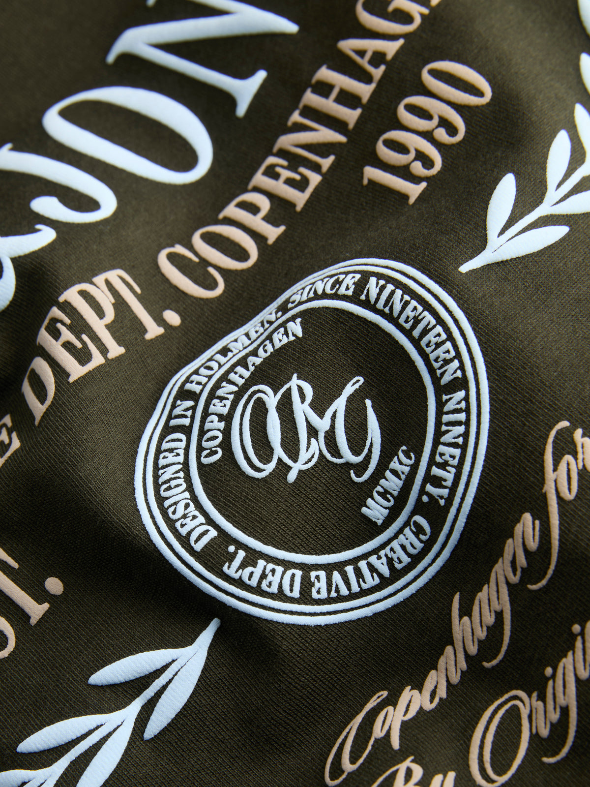 Jack & Jones Berg Logo Rosin Green Tee Green