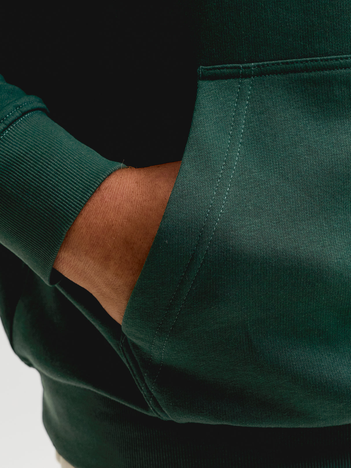 Jack & Jones Berg Monogram Pine Hoodie Green