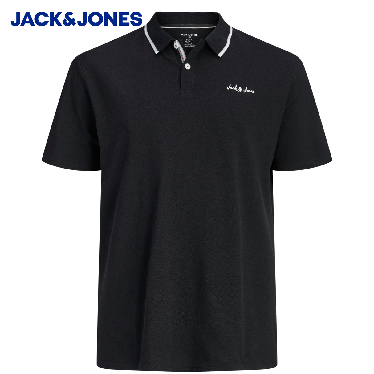 Jack & Jones Blaze Black Polo Shirt Black