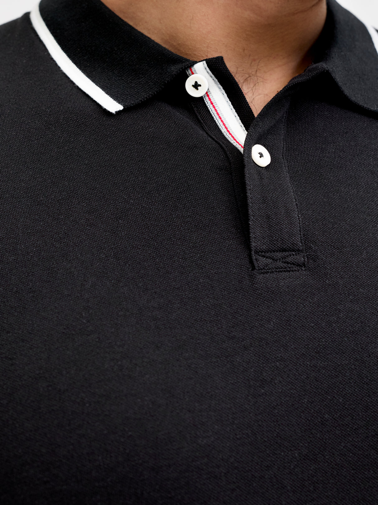 Jack & Jones Blaze Black Polo Shirt Black