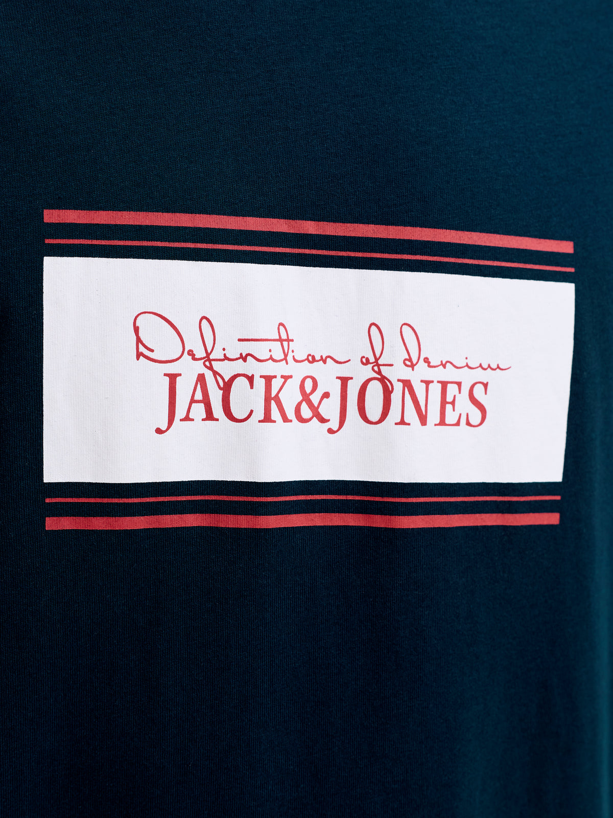Jack & Jones Buster Logo Navy T-Shirt Navy