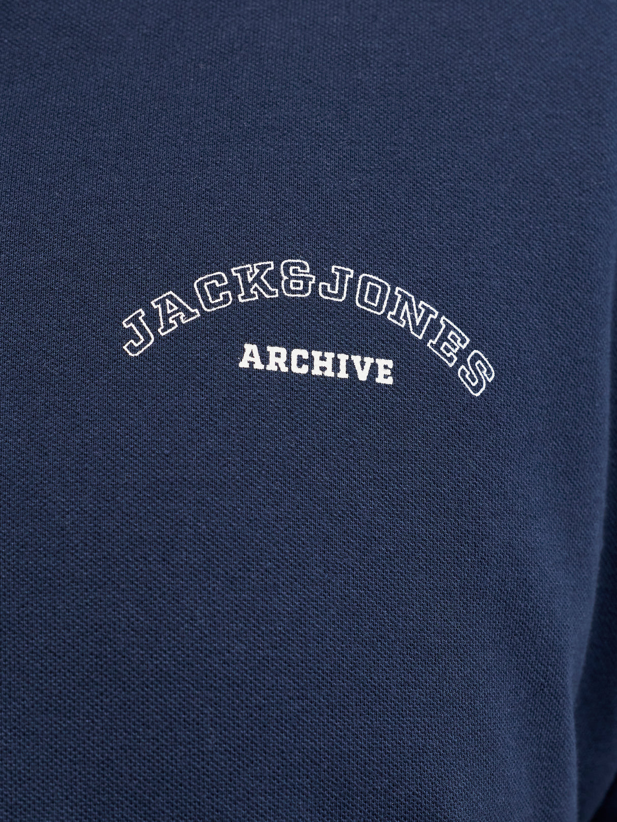 Jack & Jones College Logo Navy Polo Navy