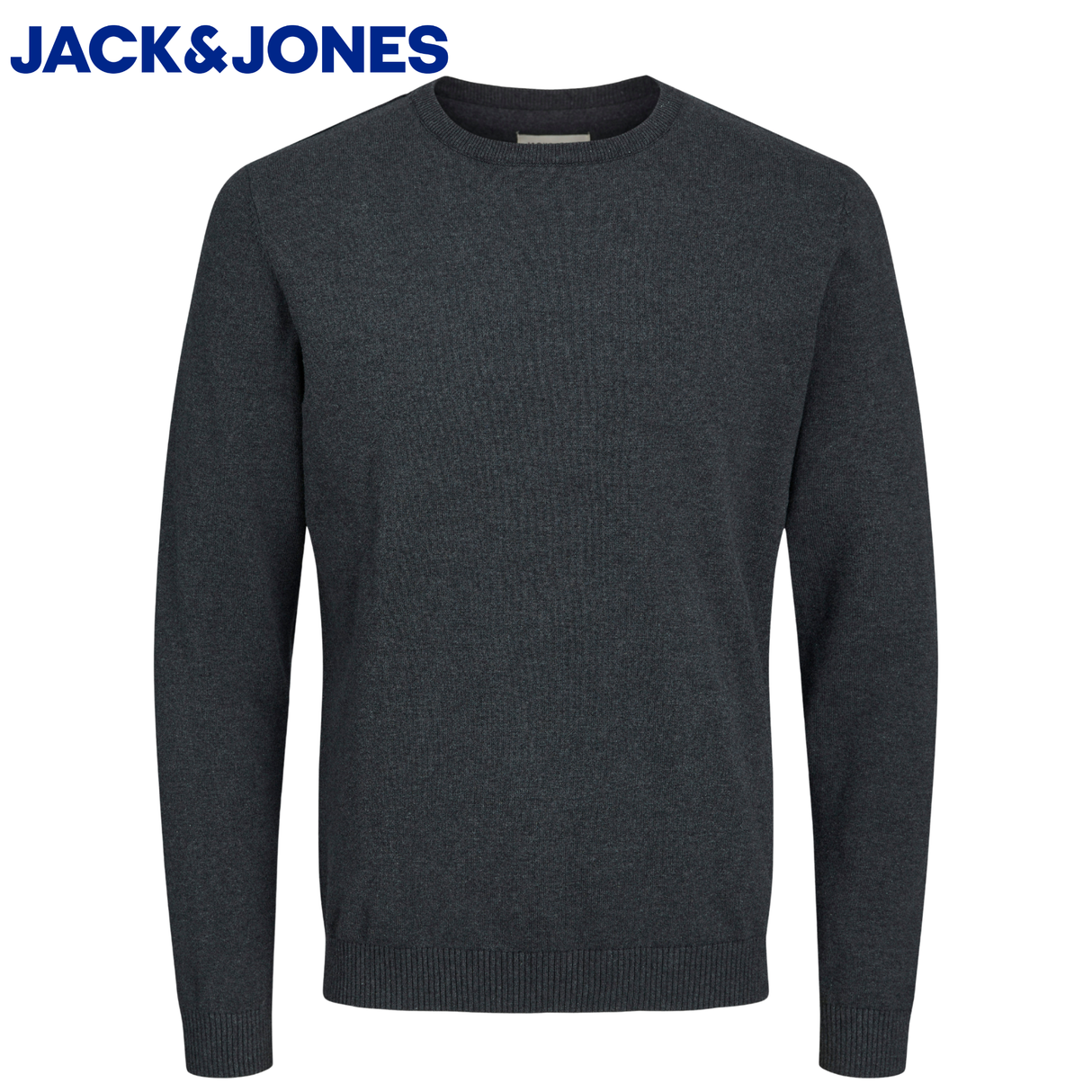 Jack & Jones Classic Crew Neck Grey Knit Grey