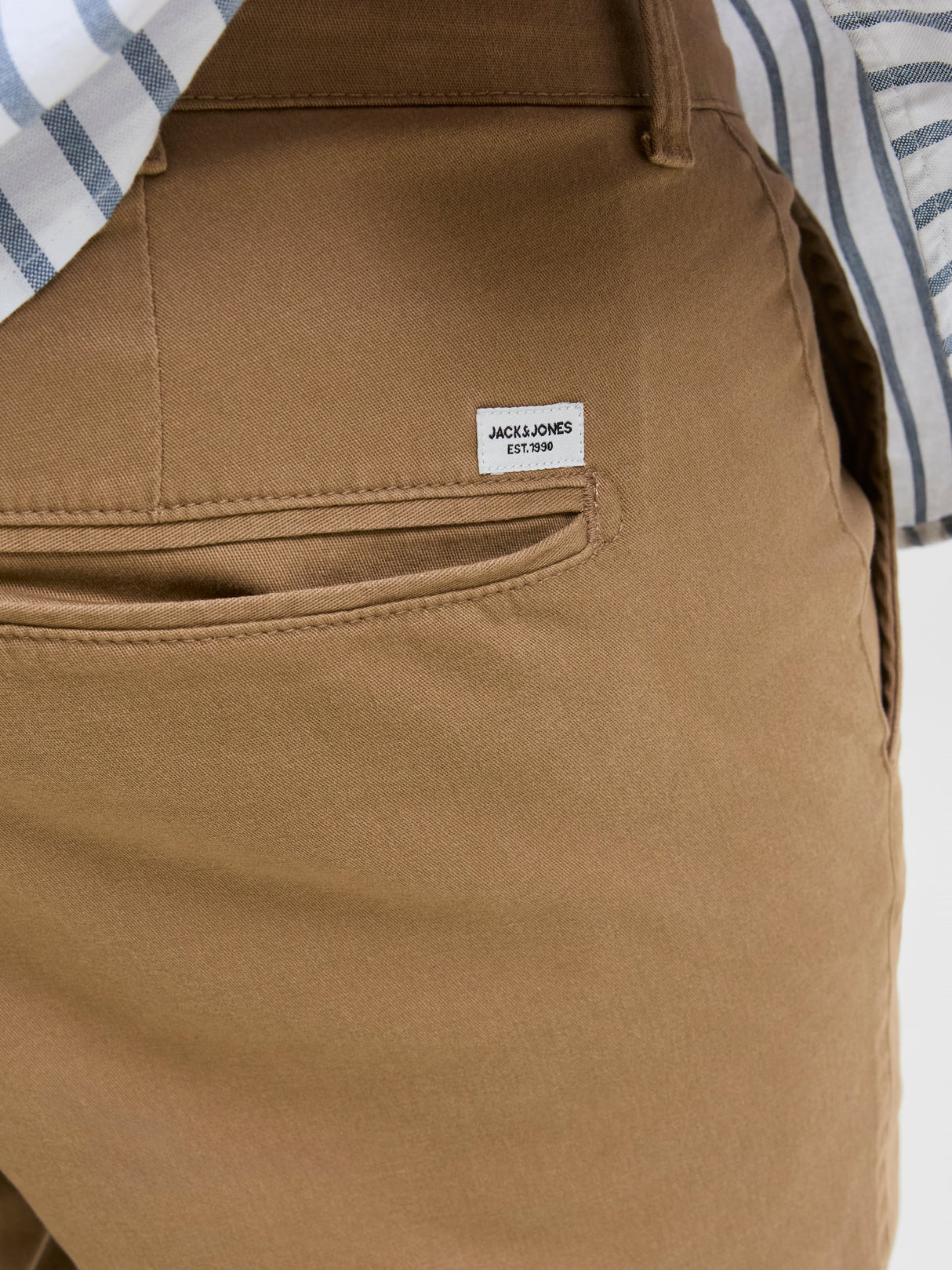 Jack & Jones Dave Stretch Beige Chinos Brown