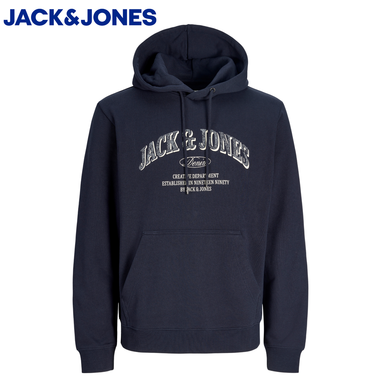 Jack & Jones Denver Logo Navy Hoodie Navy